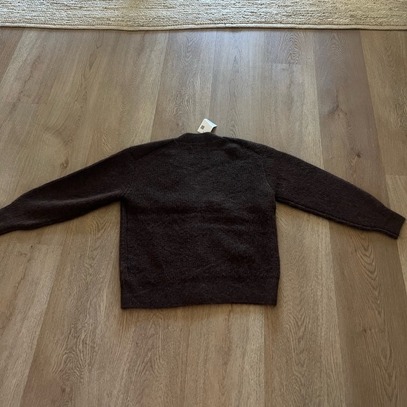 OAK + FORT Dark Brown Women's Cardigan - Picture 2 of 2